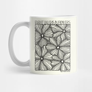 Boho line art flowers - Matisse inspired flowers Mug